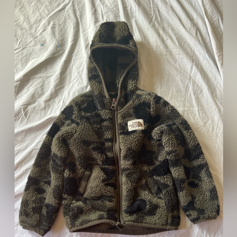 The North Face hooded fleece size 3T